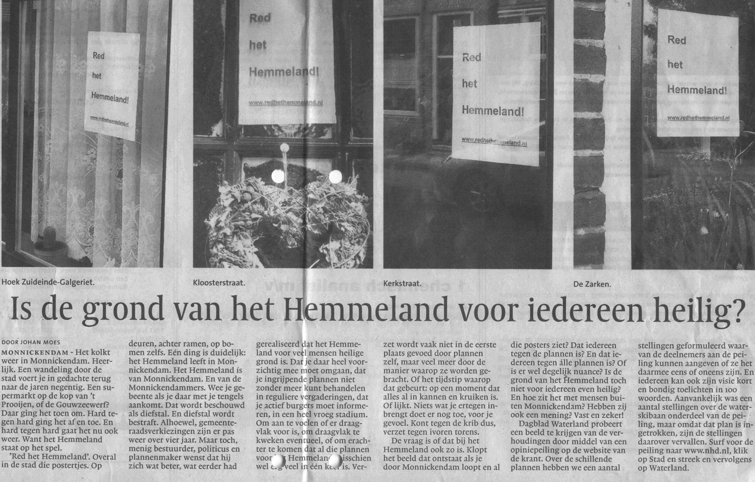 redactioneel artikel Noord-Hollands Dagblad 2 sep 2006